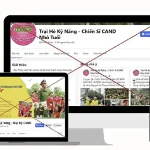 Giả mạo website, fanpage của các trường học, trại hè quân đội để chiếm đoạt tài sản phụ huynh