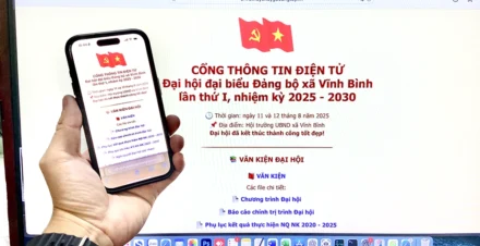 Các giải pháp đẩy mạnh chuyển đổi số, ứng dụng khoa học, công nghệ, đổi mới sáng tạo trong các cơ quan Đảng tại xã Vĩnh Bình, tỉnh Đồng Tháp