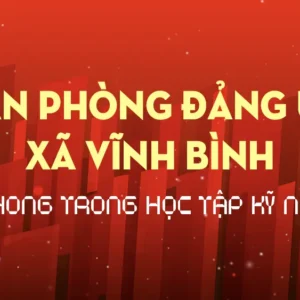 Văn phòng Đảng ủy xã Vĩnh Bình tiên phong trong học tập kỹ năng số