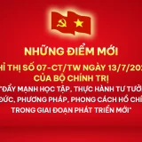 Những điểm mới của chỉ thị số 07