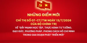 Những điểm mới của chỉ thị số 07