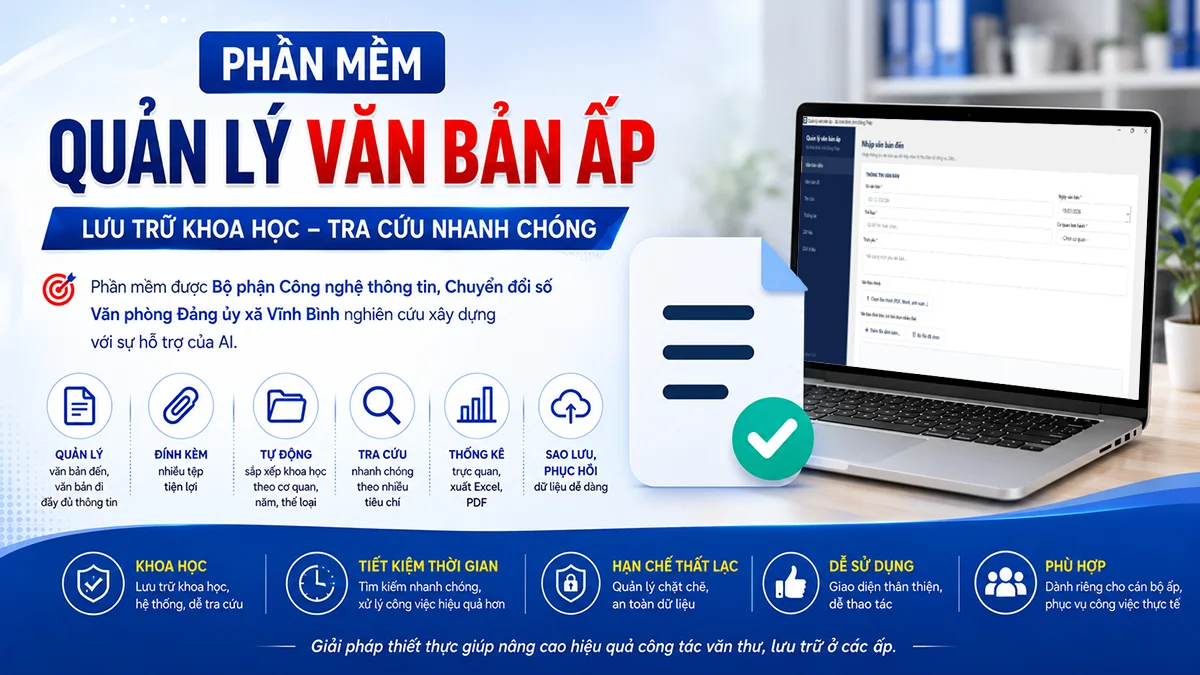 phần mềm quản lý văn bản ấp